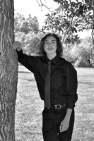 Black and White Homecoming Portraits